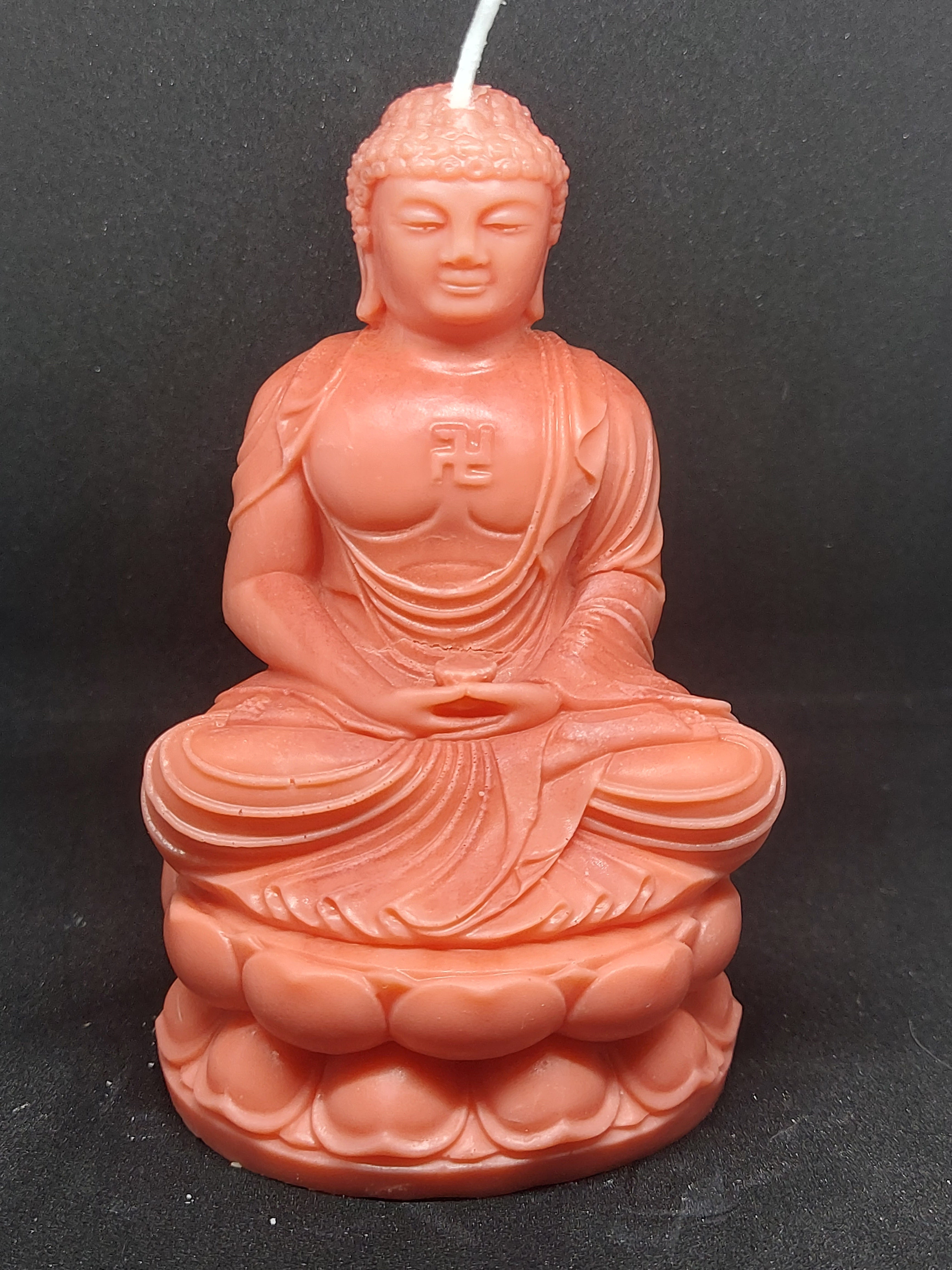 Handcrafted Buddha Soy Wax Candle – Calm, Elegant & Meaningful