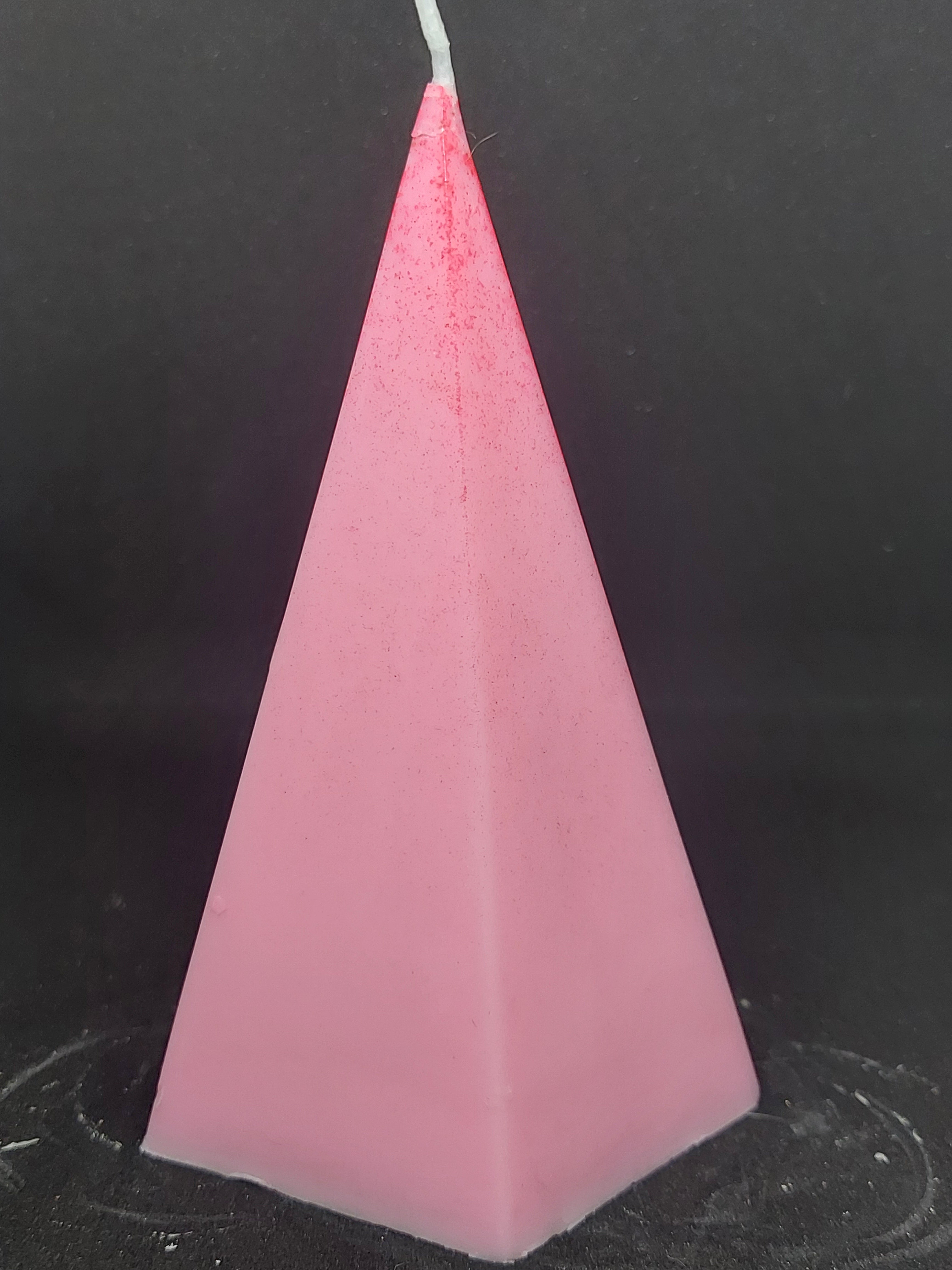 Pyramid Style Pillar Candle