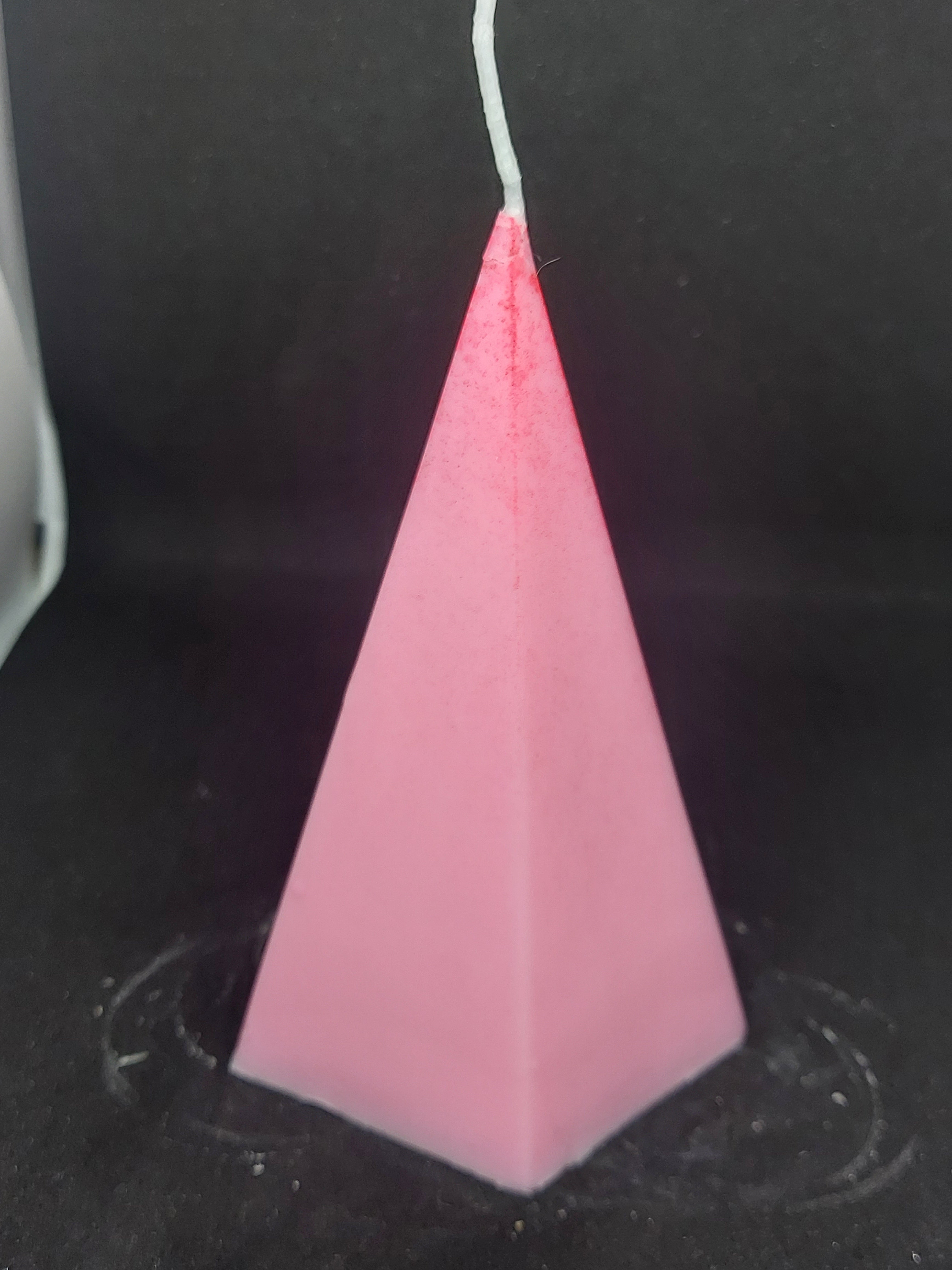 Pyramid Style Pillar Candle