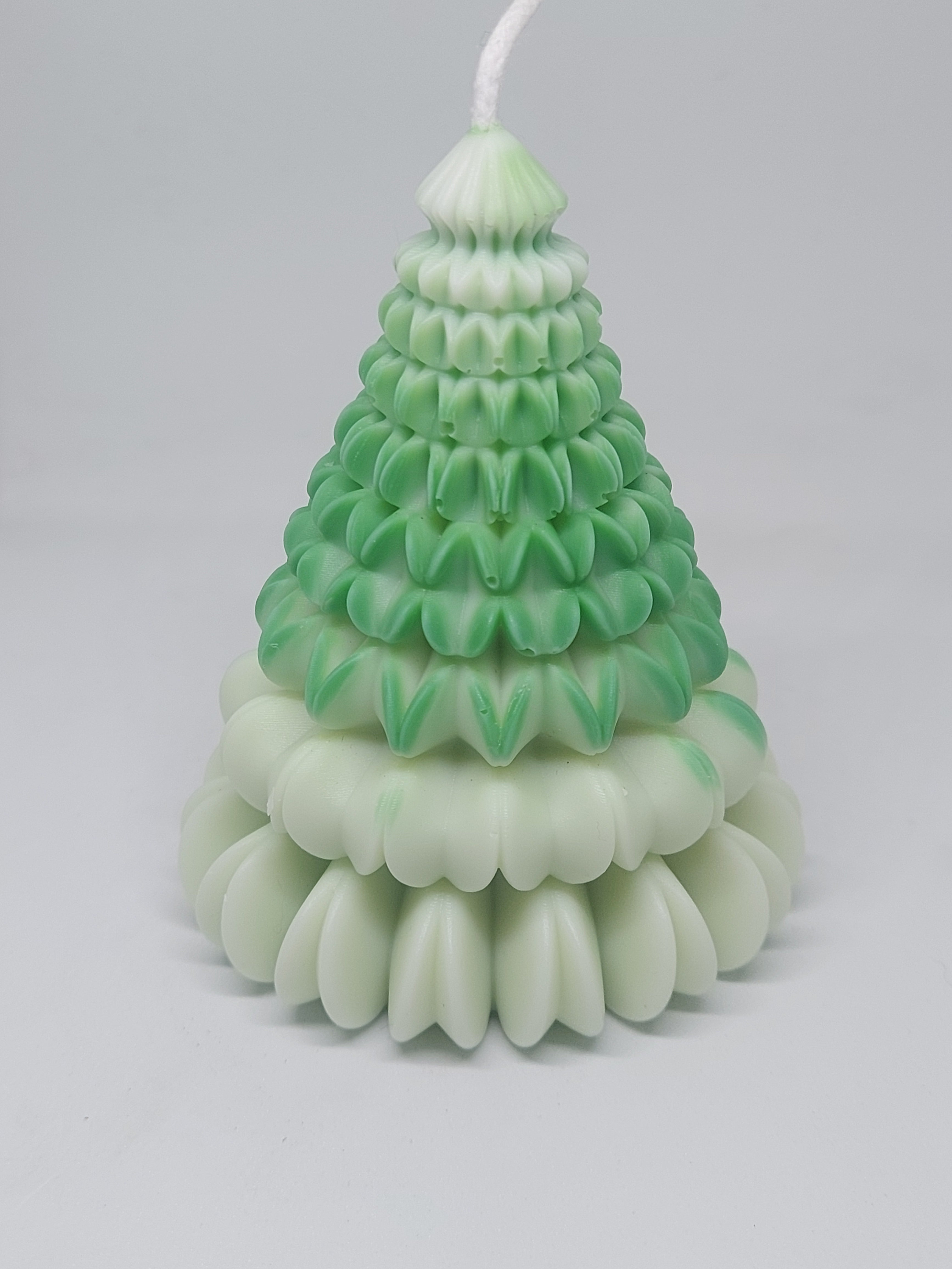 Handcrafted Soy Wax Christmas Tree Candle – Mildly Scented