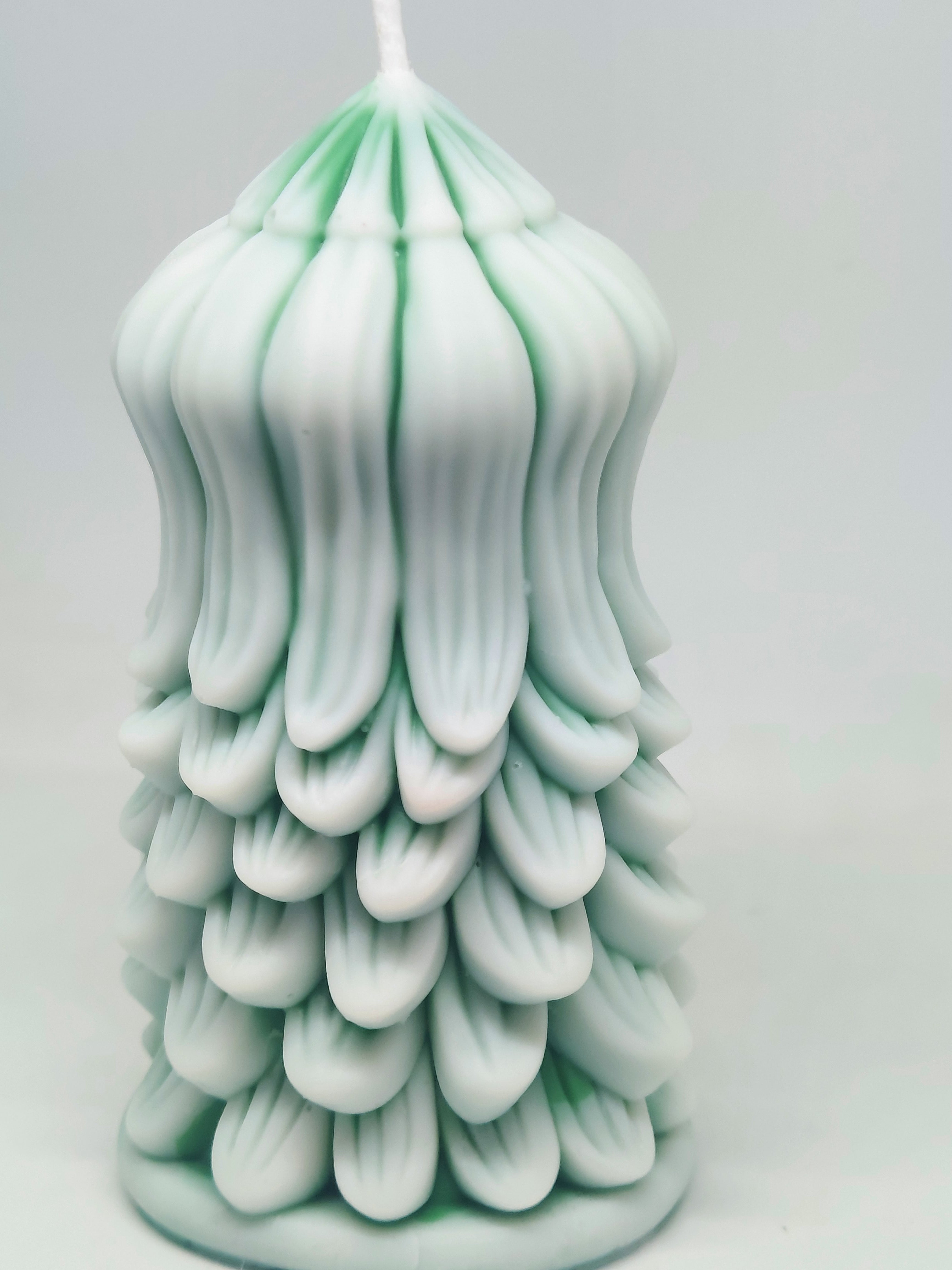 Layered Christmas Tree Candle,