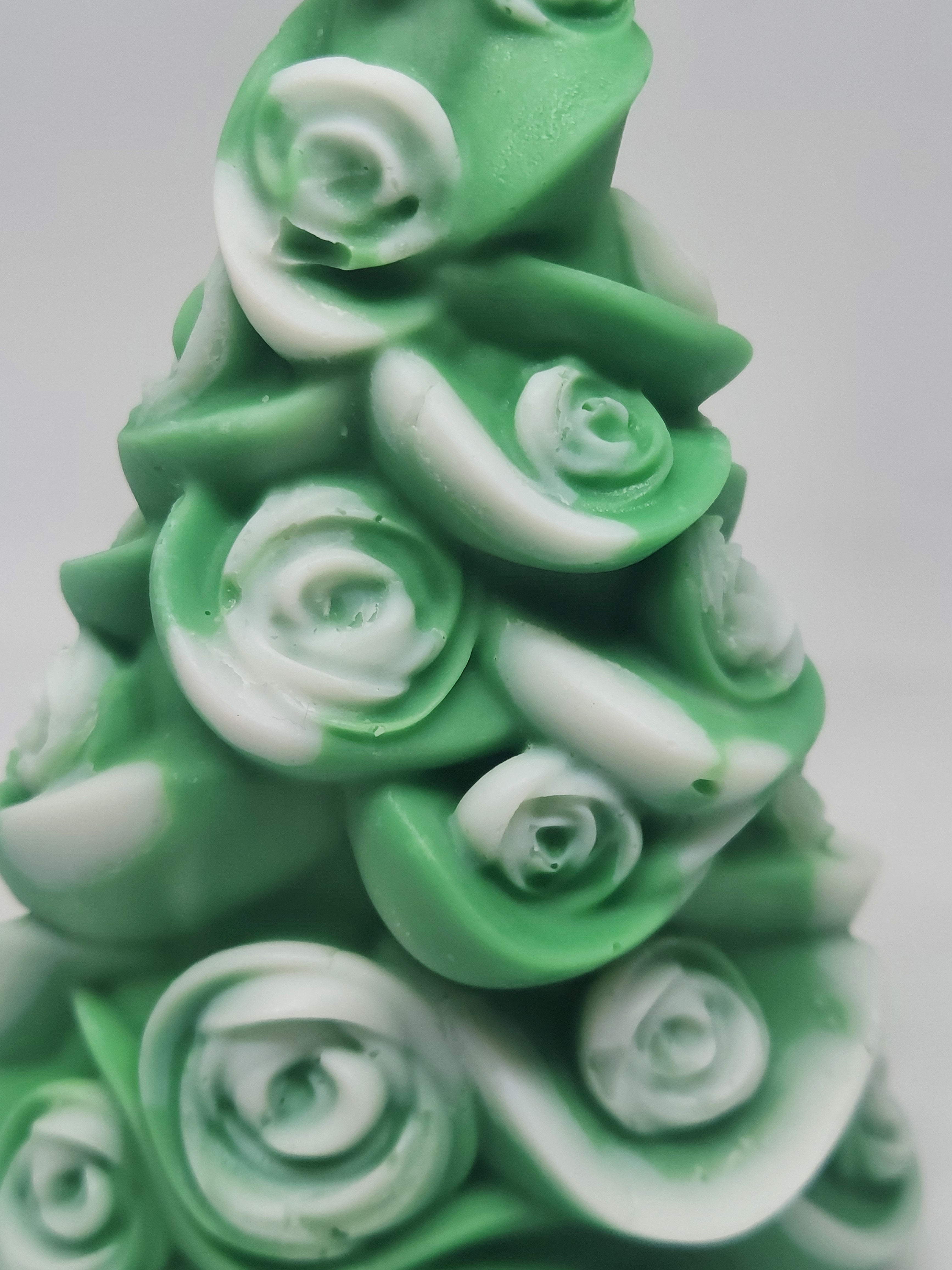 Christmas Tree Spiral Candle