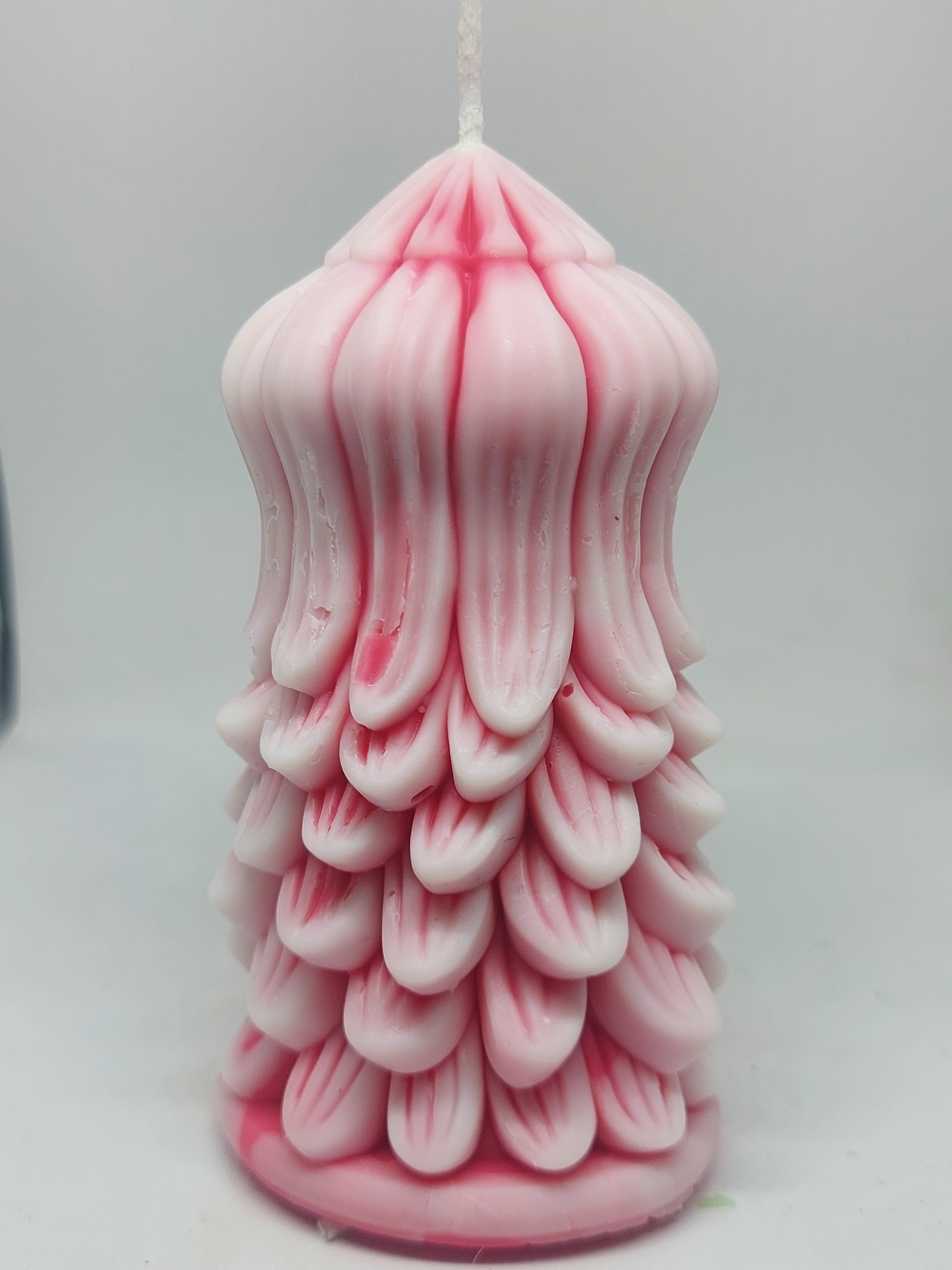 Layered Christmas Tree Candle,