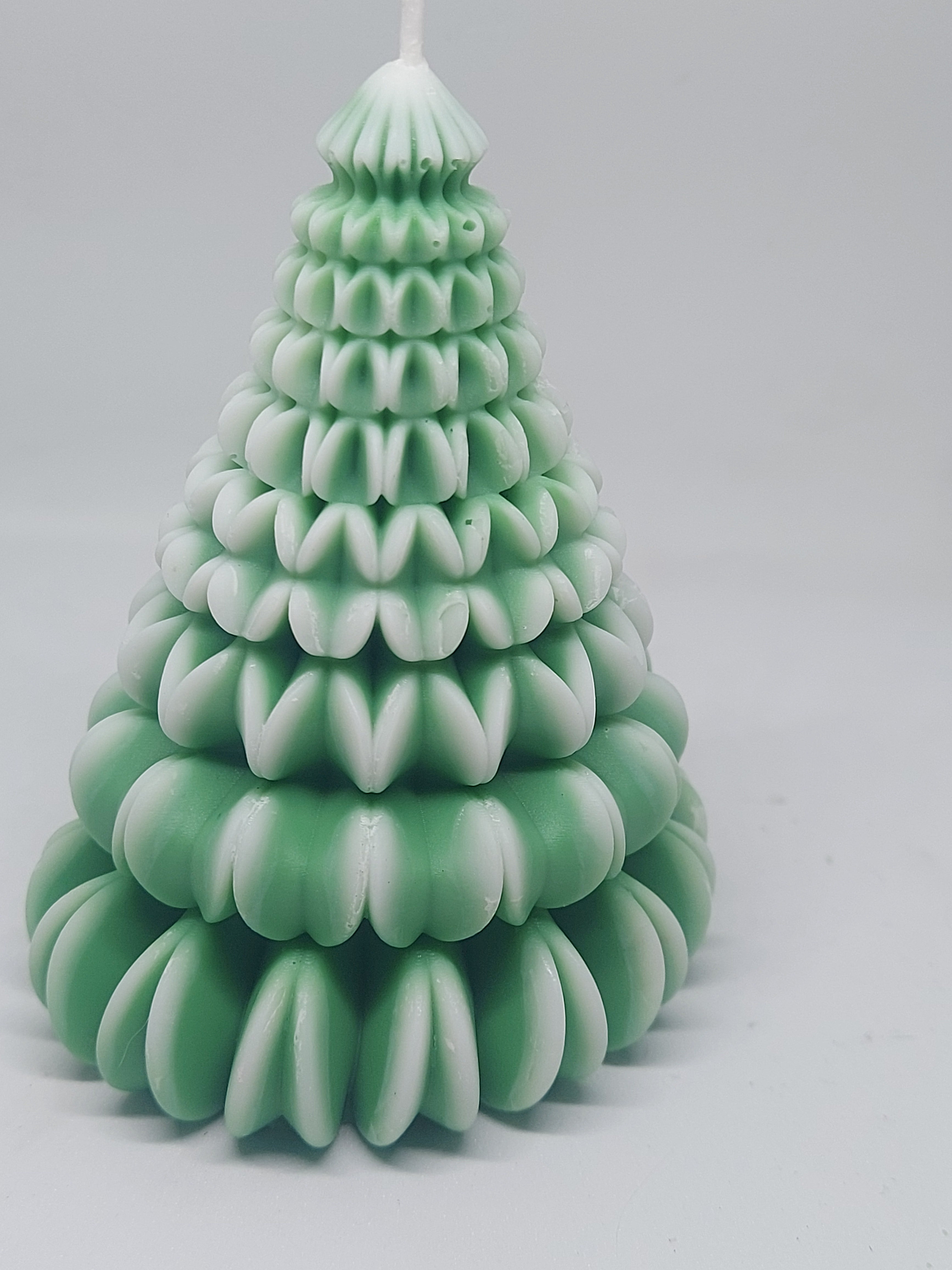 Handcrafted Soy Wax Christmas Tree Candle – Mildly Scented