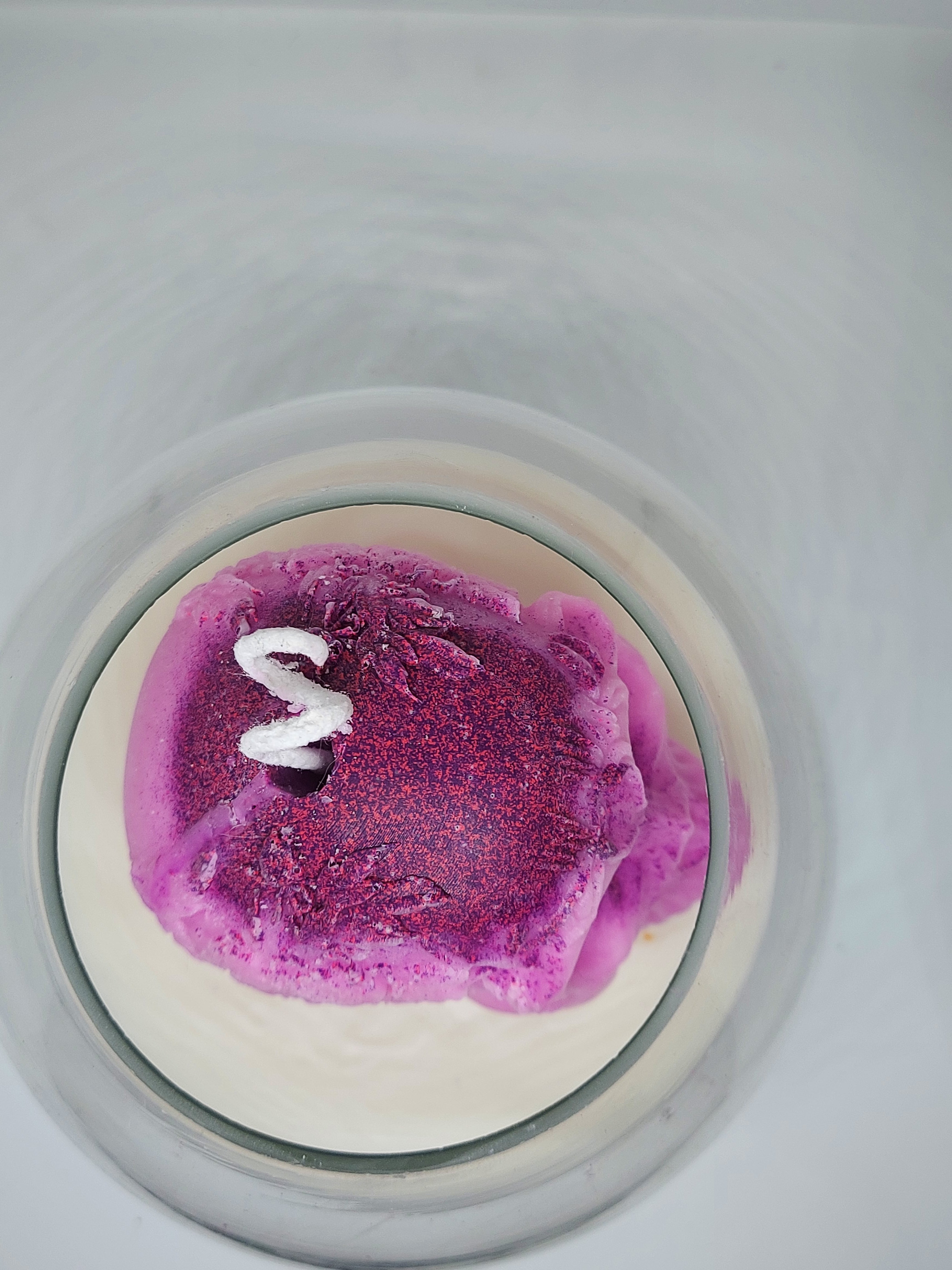 💀✨ Pink Skull Aura Candle